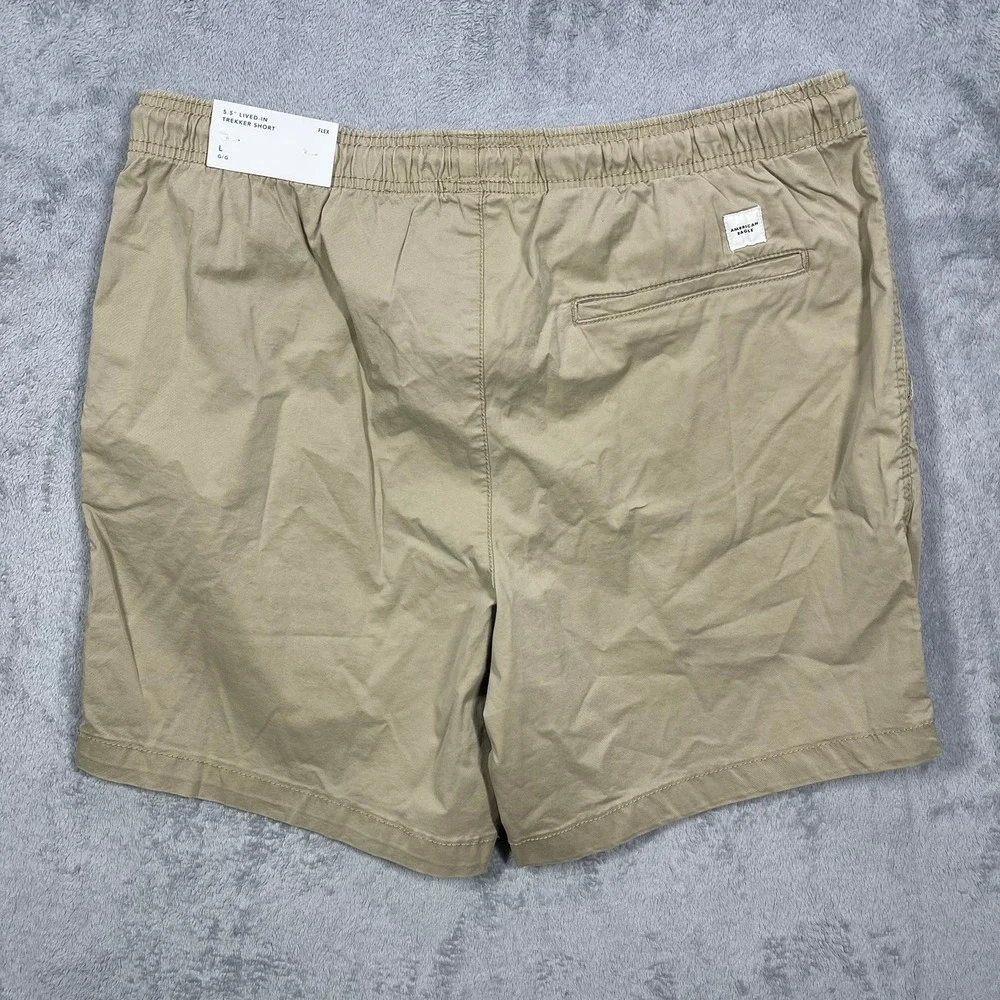American Eagle Trekker Shorts Mens Large Khaki Flex 5.5